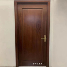 刚果平开门沙比直销木门开门实木卧室漆门隔音原木木门厂家室内厂