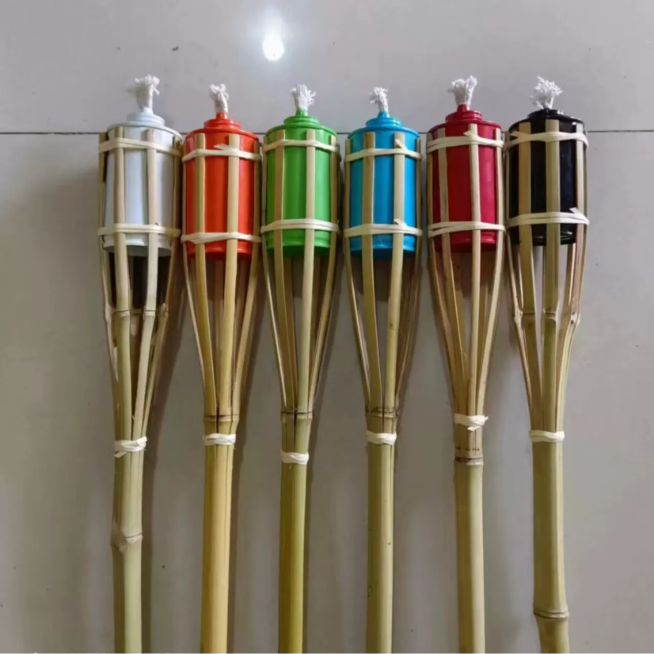 节日户外油灯结婚喜庆竹火把加热用酥油酒精液体空罐厂家重复灯芯