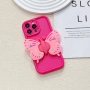 苹果全包iphone17promax粉色软壳