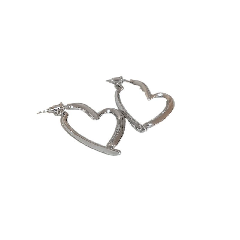 Серебряная игла, дизайн серьги, стиль легкой роскоши, стиль высокого качества, оптом