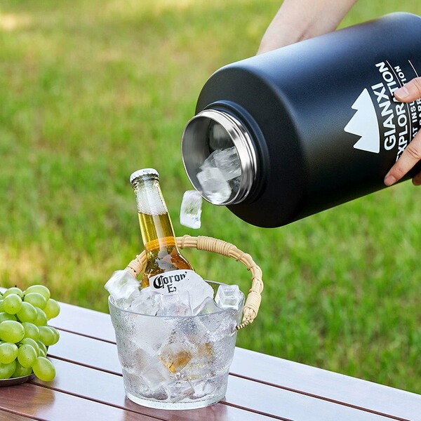 Thermal barrel for camping stainless steel