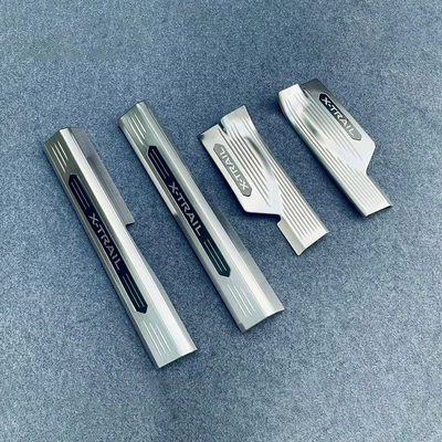 Version Interior and Exterior Rear Guard | Other Automotive Exterior Supplies - japanese-version-internal-threshold-with-label-silver-titanium