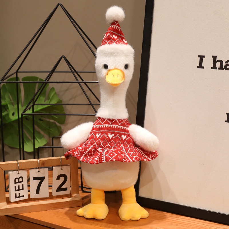 Bebé pato muñeca feliz pato muñeca cóncava modelado pato amarillo juguete de peluche regalo de cumpleaños para chicas