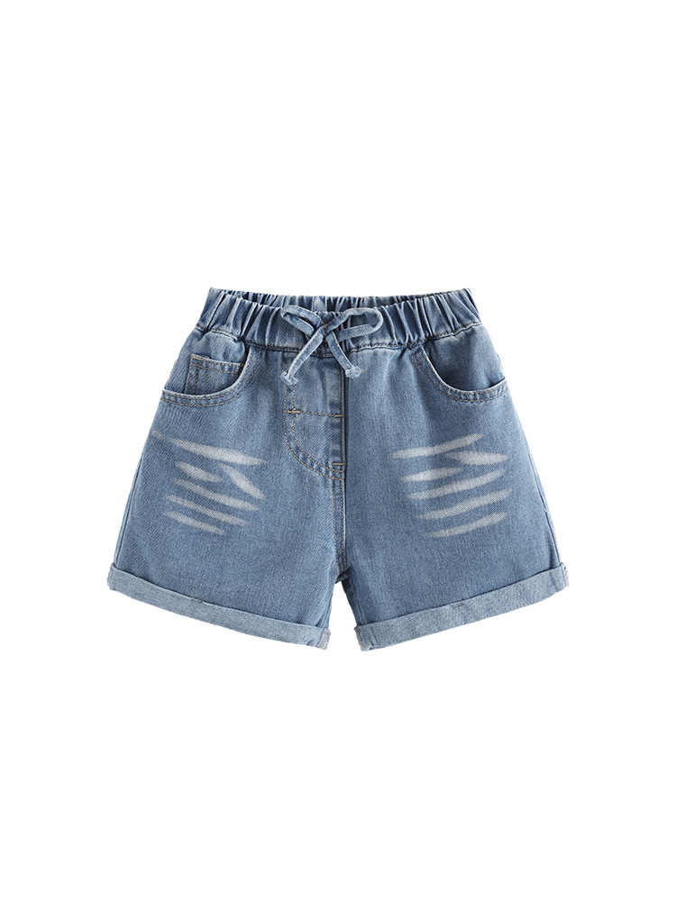 Transfronterizo malwee jeans para niñas pantalones para niños pequeños 3 a 8 años 100 a 150cm fuente de fábrica pantalones cortos image 5