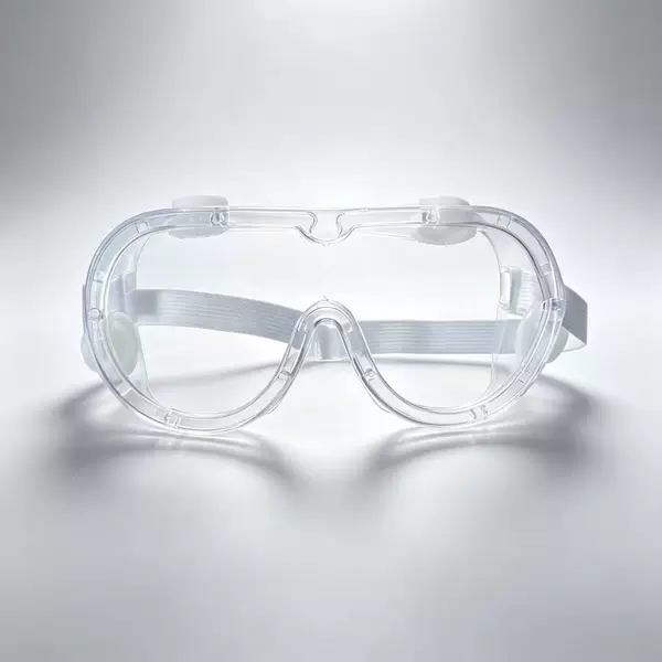 High-definition transparent protective goggles with four lenses, anti-fog, dust-proof, impact-resistant PC lenses, soft-edged large windproof goggles