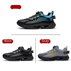 Rotating Button Steel Toe Safety Shoes - Anti-Punching and Anti-Piercing Men's Long Standing Fatigue Resistant Work Shoes - Air-Weaving Breathable Old Safety Shoes