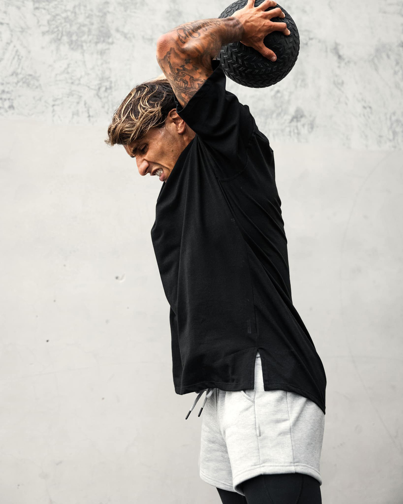 210g Weight Cotton, Cotton Blend Fabric Type T-shirt Tops Type Round Neck Neckline Solid Color Pattern Men's Gender Sports Style Men's Solid Color T-shirt Men's Clothing 2
