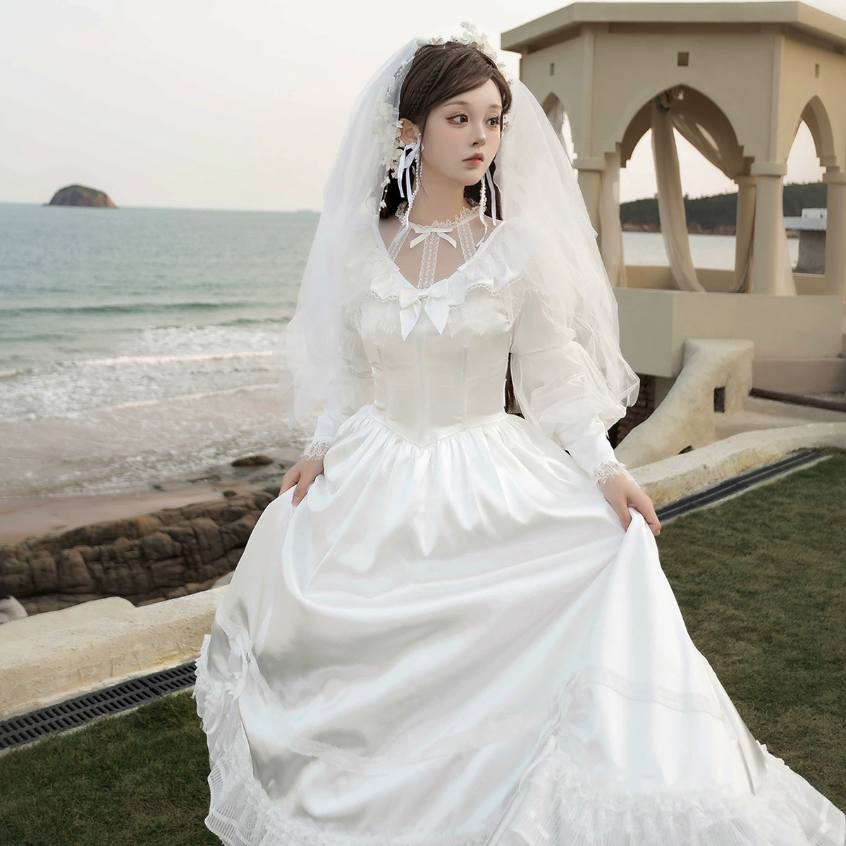 7140 белый антиквариат