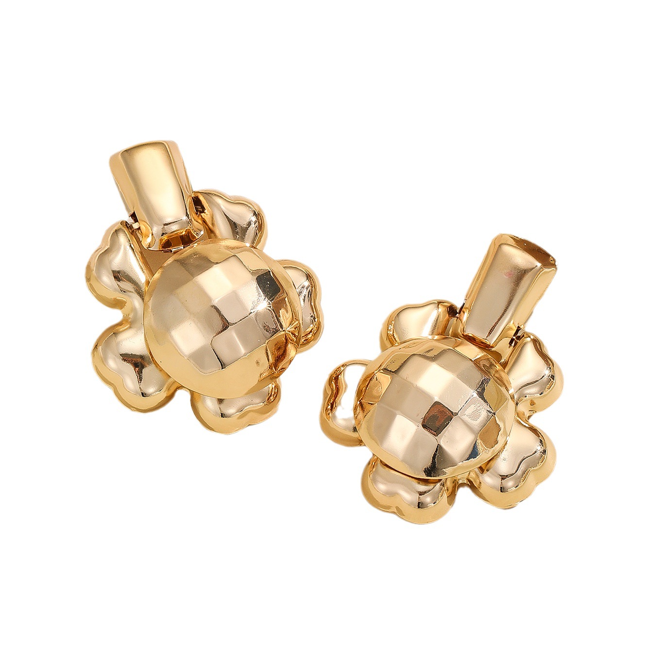 Amazon joyería transfronteriza pendientes anillo de dos piezas moda europea y americana original diseño joyería al por mayor en stock