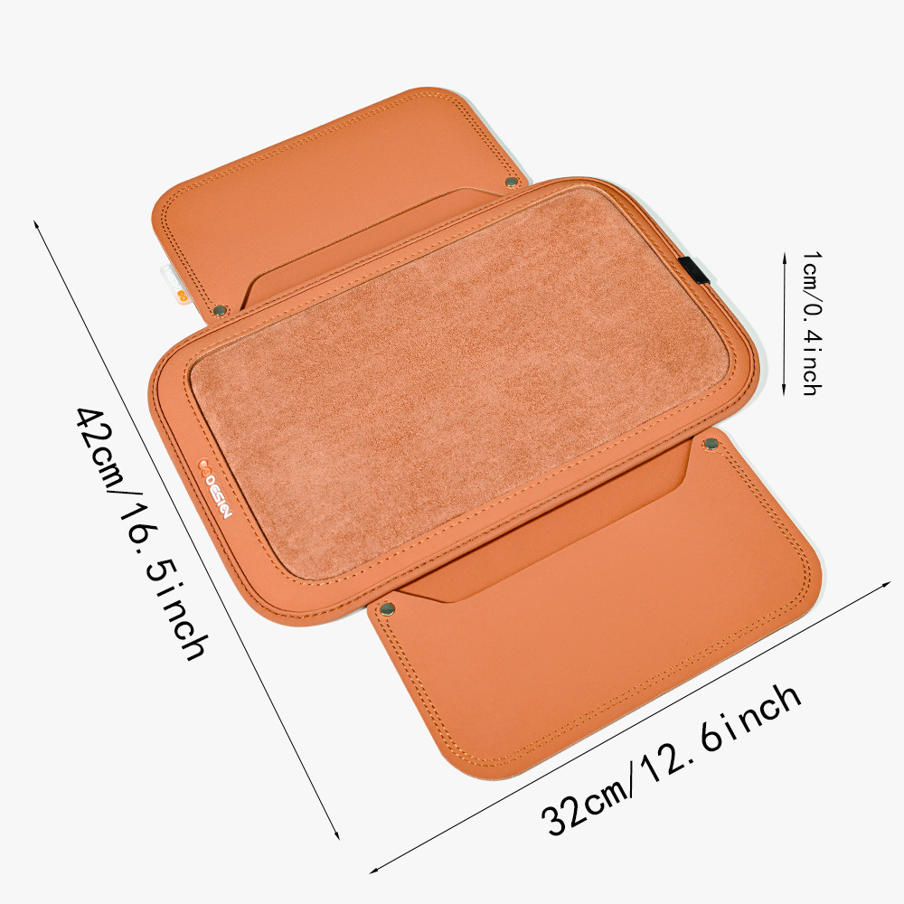 Car Suede Armrest Box Pad Central Console Cover