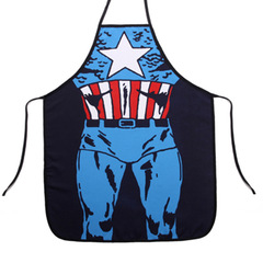 Whimsical Personality Creative Apron Muscle Man Bikini Series Cartoon Couple Apron Manufacturer Wholesale Korean Style Apron