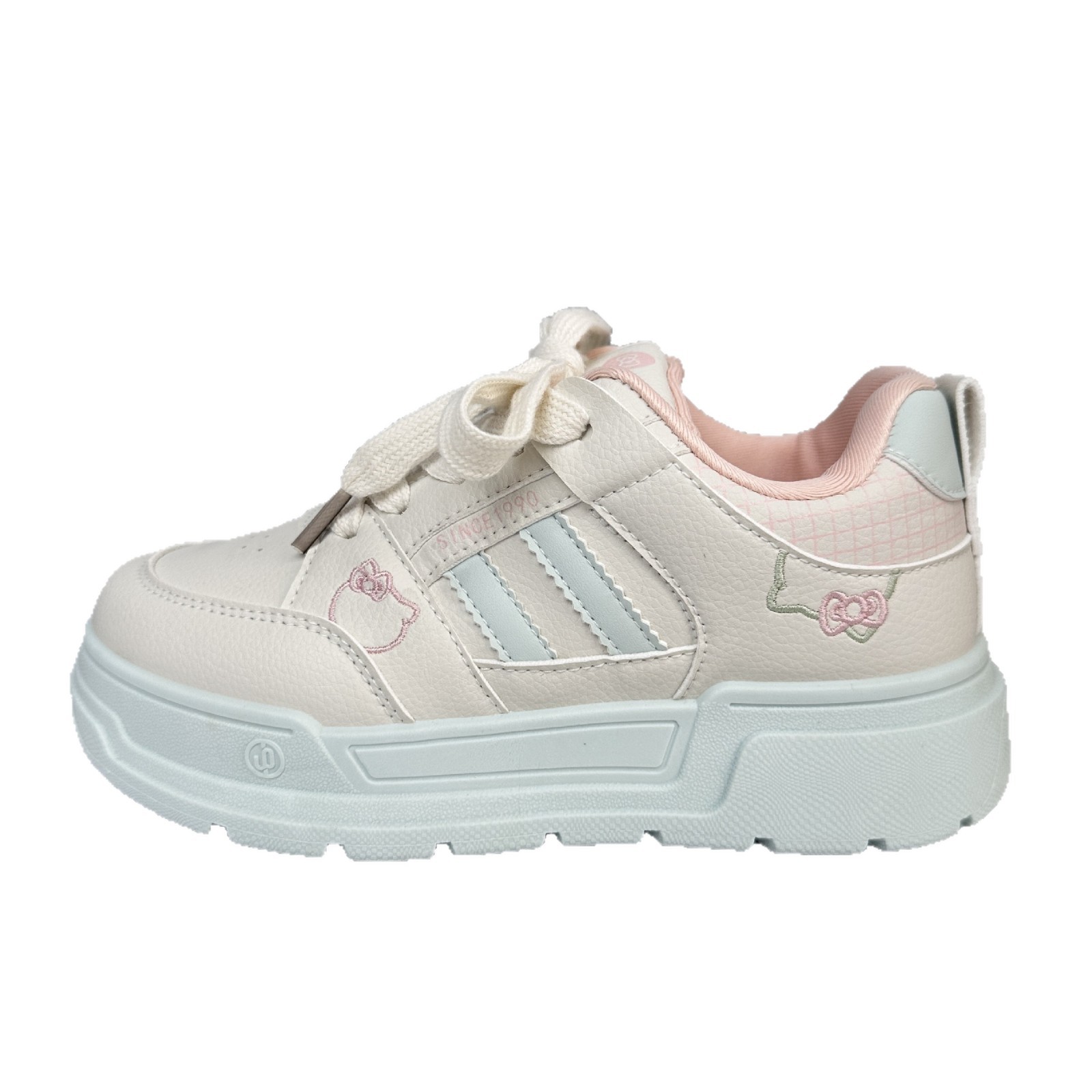 Zapatos blancos de fondo grueso para mujeres 2025 nuevos zapatos de skate coreanos de primavera y otoño para estudiantes de nicho zapatos de pan