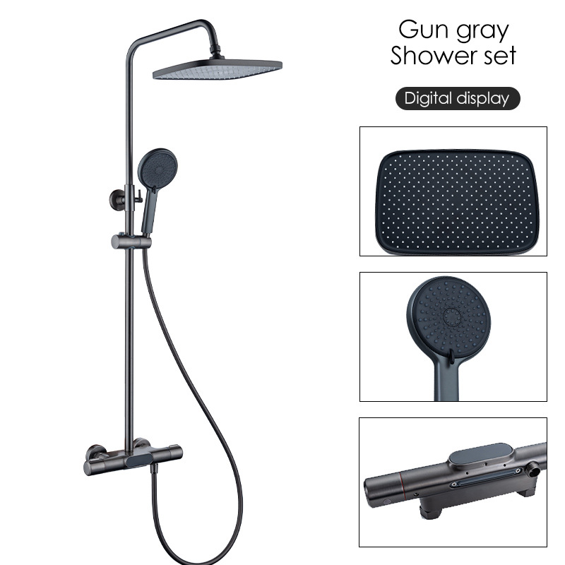 Gun gris 3035 ducha digital de temperatura constante inteligente