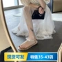 一字新款小众夹趾女鞋