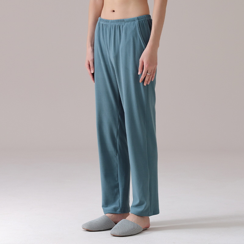 Pantalones de pijama de hombre pantalones largos de primavera y otoño pantalones de invierno de lana simple para niños pantalones caseros de invierno y otoño