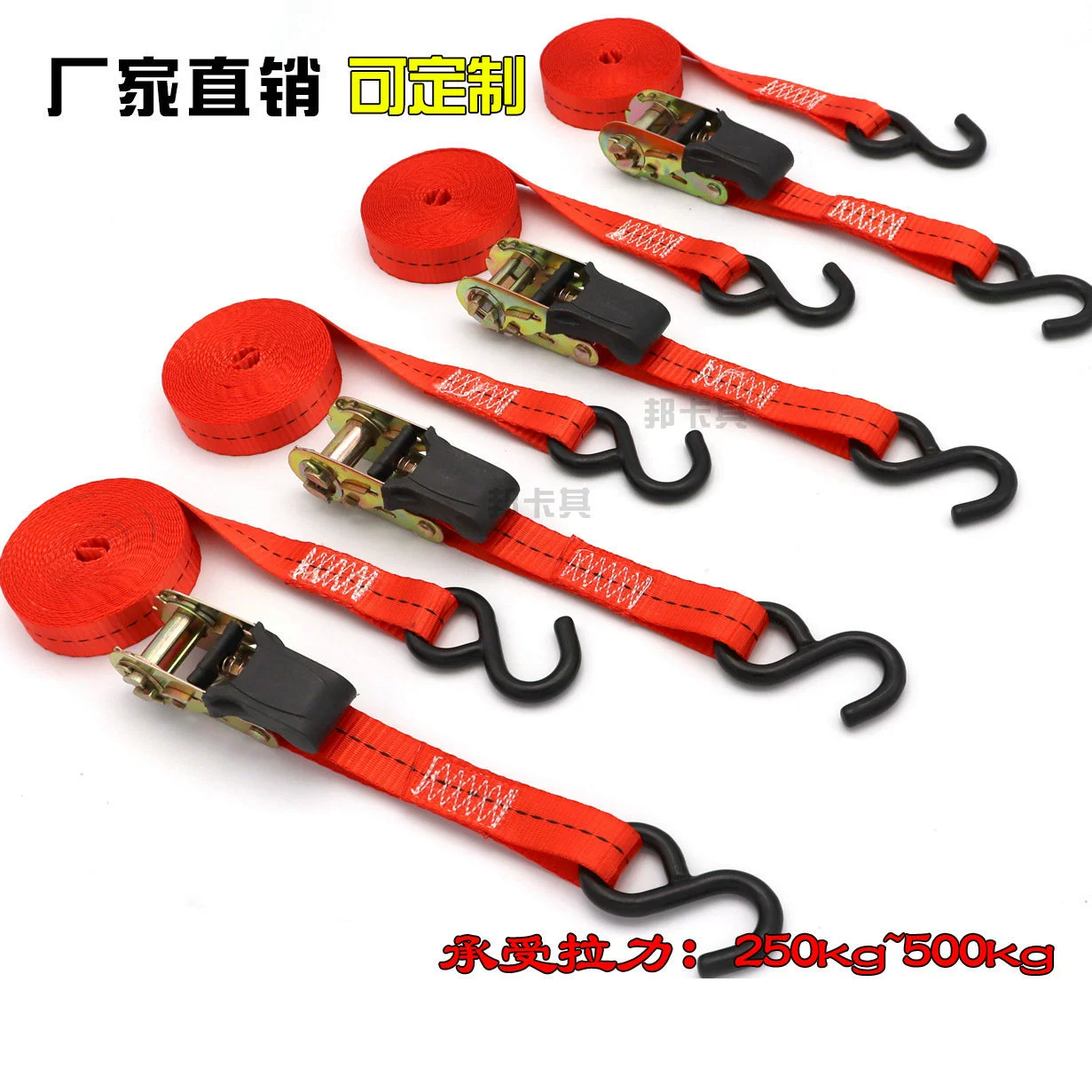 Напряжка Рэтчка Упряжка полиэстер крепежная веревка грузовая связка фургон фиксированная натяжка Упаковочная лента X20