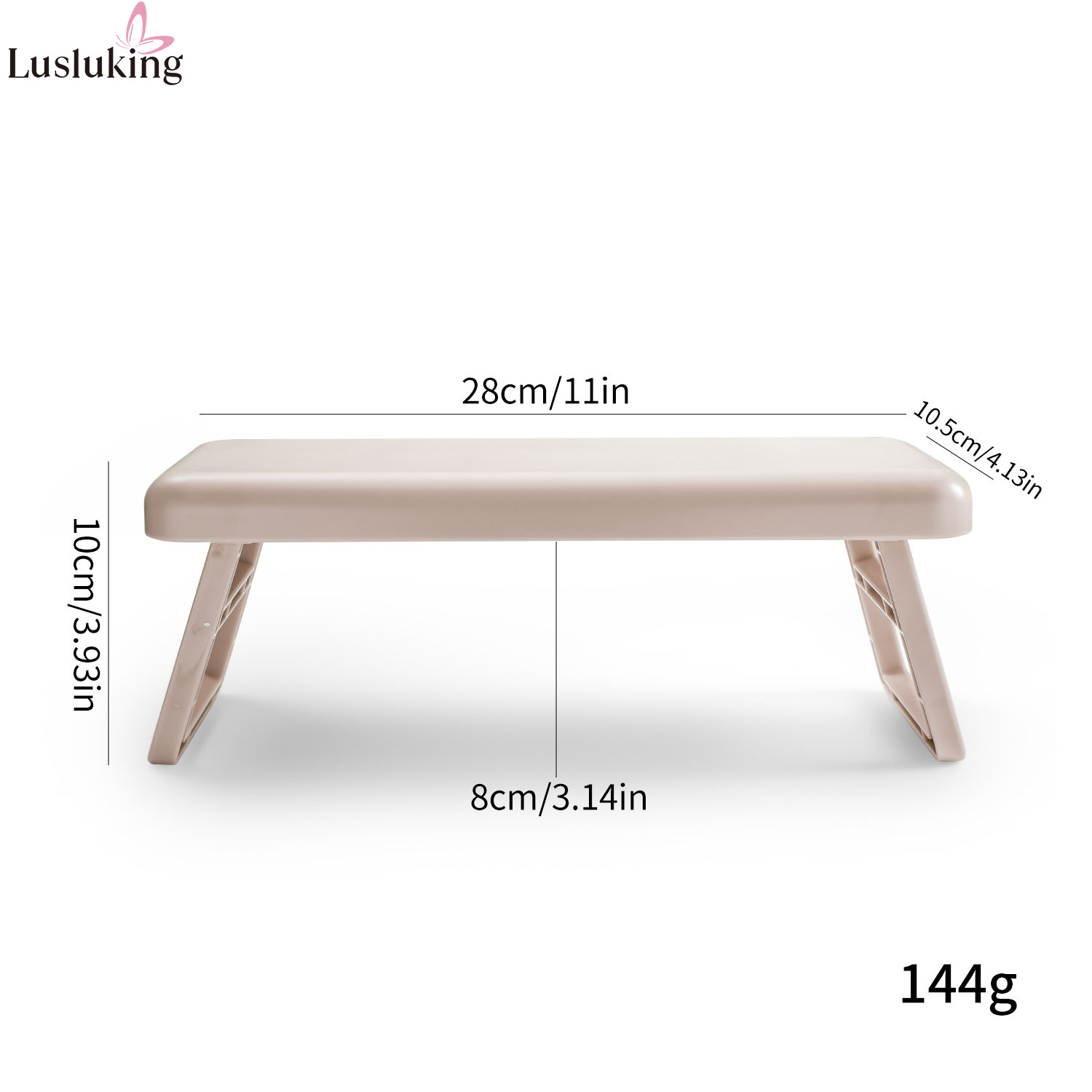 Transfronterizos manicuría almohada plegable y alta luz manicuría almohada de mano de plástico manicuría tienda de manicuras muñeca soporte almohada al por mayor