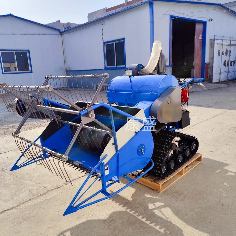 手扶式稻谷联合收割机割幅一米泥田水田山地丘陵