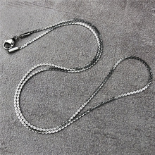 銀色鈦鋼項鏈女小眾設計感鎖骨鏈扁S形鏈不銹鋼飾品項飾衣服配飾