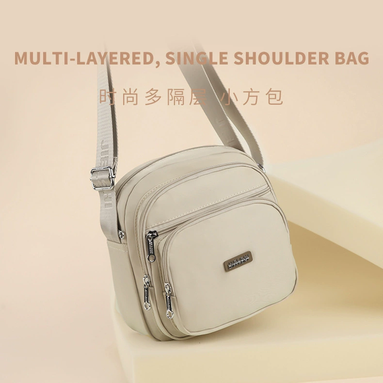 捷朗仕 Small trend universal shoulder bag, водонепроницаемая нейлоновая сумка через плечо для отдыха