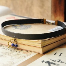 项链陶瓷珠少女颈带锁骨链项圈韩版学生短款脖子饰品