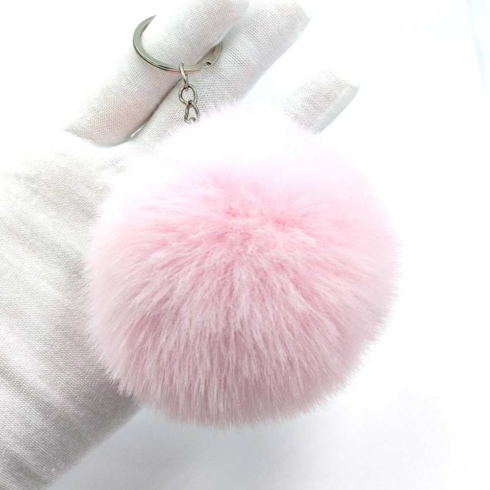 Multicoloured puffer ball, keychain with accessories, (Physicals), 8cm, DIY