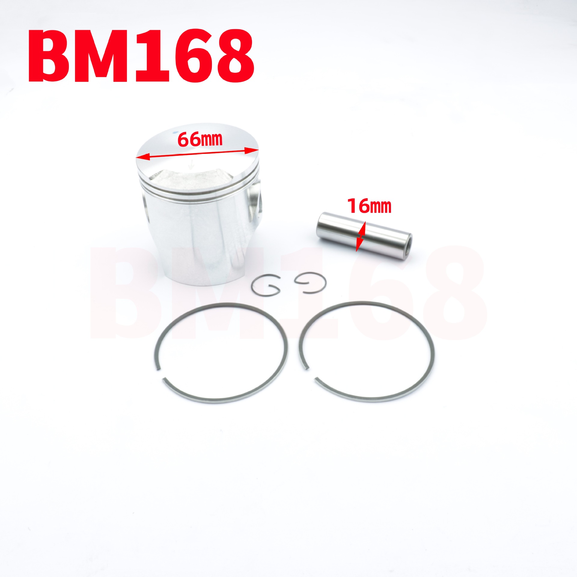 Motorcycle cylinder kit suitable for Yamaha DT200 Blaster200 YFS200 cylinder piston ring