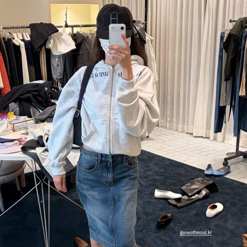In Stock 2026 Autumn New Korean Style S*M*Oothmood Versatile Casual Zip-Up Hooded Sweatshirt Jacket In Stock 2026 Autumn New Korean Style S*M*Oothmood Versatile Casual Zip-Up Hooded Sweatshirt Jacket