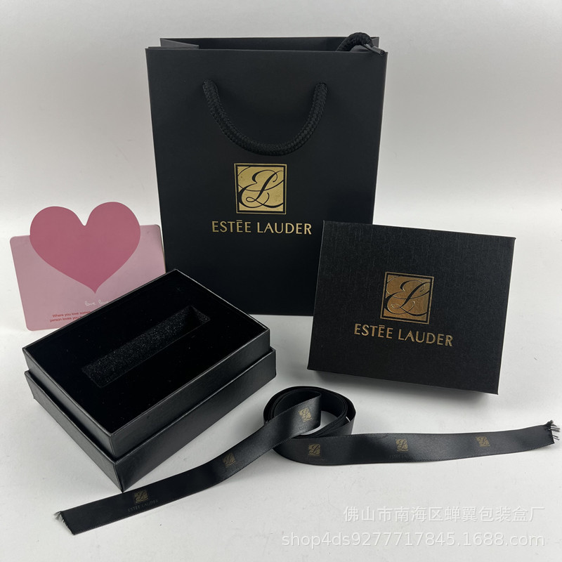 Caja de lápiz labial de gran nombre Y caja de regalo de oro pequeño verde caja de embalaje antigua bolsa de regalo Ama labio CH bolsa de regalo H caja de regalo