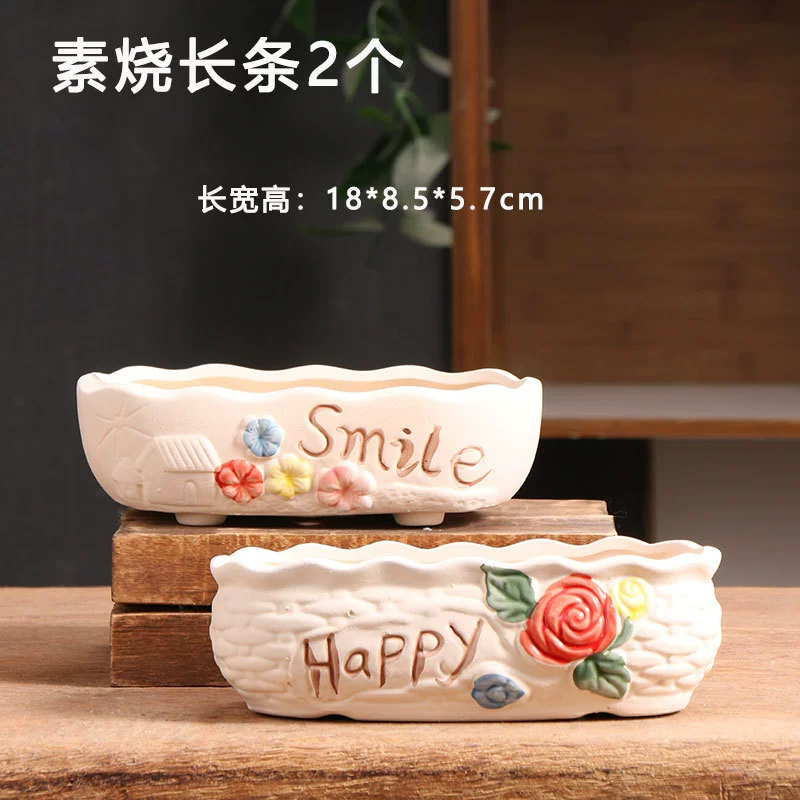 Creative Ceramic Flower Pot, Handmade Factory Direct, Assorted Decorative Designs, Small 7–10 cm