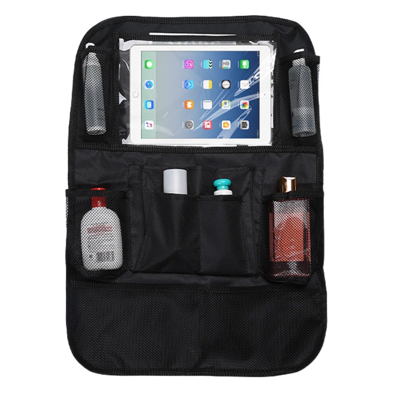 Bolsa de almacenamiento de tela de Oxford de coche transfronterizo bolsa de almacenamiento de asiento de coche de gran capacidad silla bolsa de almacenamiento de respaldo asiento trasero anti-patada