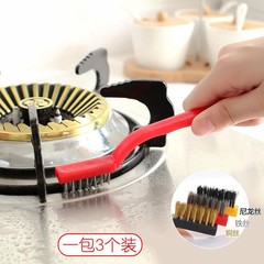 廠家煤氣灶清潔刷 鐵刷去油去污刷 煤氣灶台刷廚房清洗工具鋼絲刷