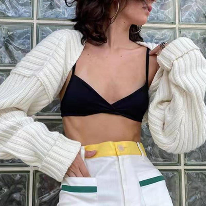 2025年新款欧美跨境购秋冬针织外套开衫女式毛衣