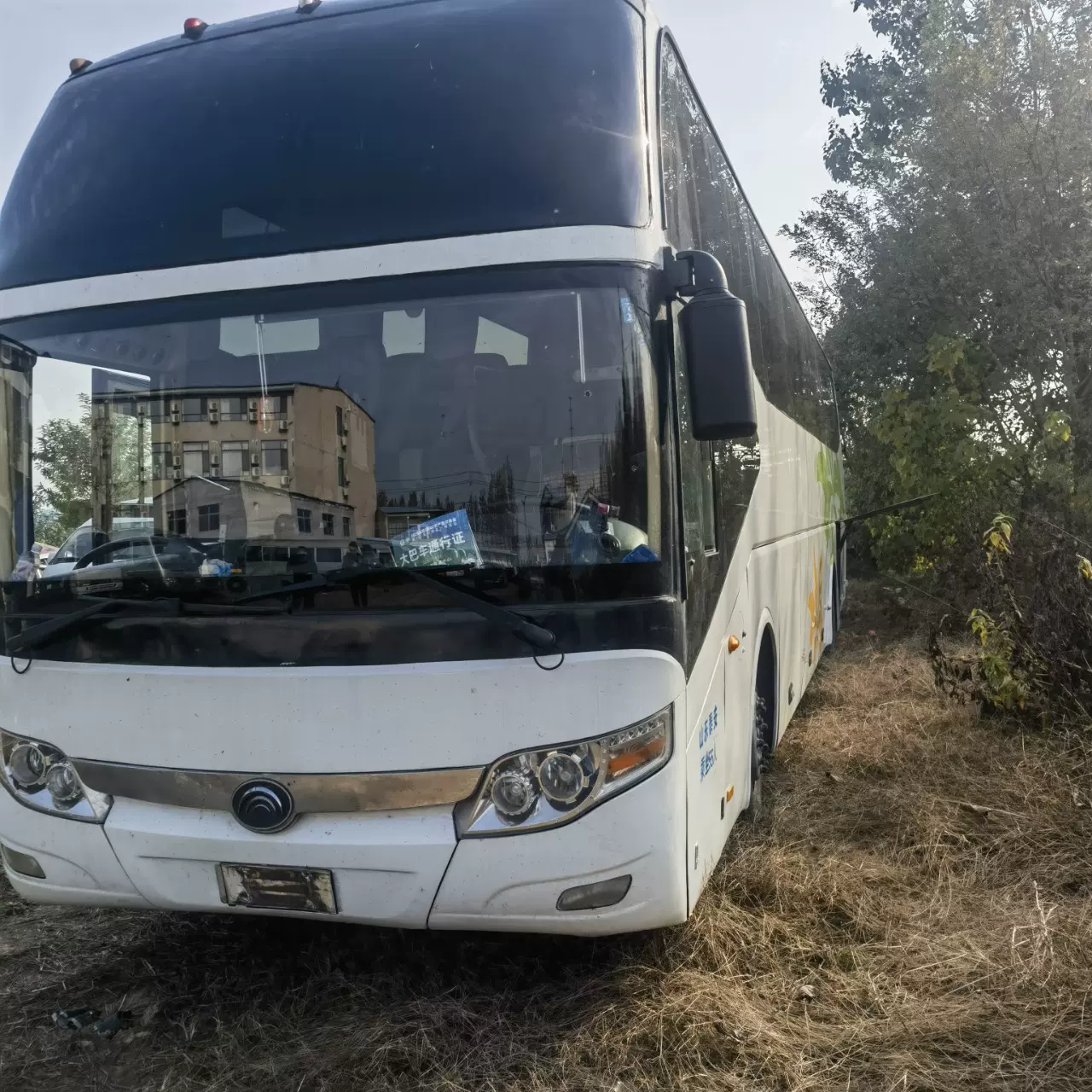 境外出口二手宇通55座大巴车 潍柴375马力全车原版原漆 旅游客运