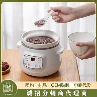 Electric Stew Pot Mini Ceramic Rice Cooker Soup Pot Multi-Function Can Be Scheduled to Schedule Bird's Nest Electric Stew Pot Gift