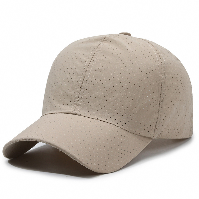 Men's Korean Style Sun Protection Hat Mesh Breathable Casual Baseball Cap Plain Design For Women Fashion Accessory_voghion.com