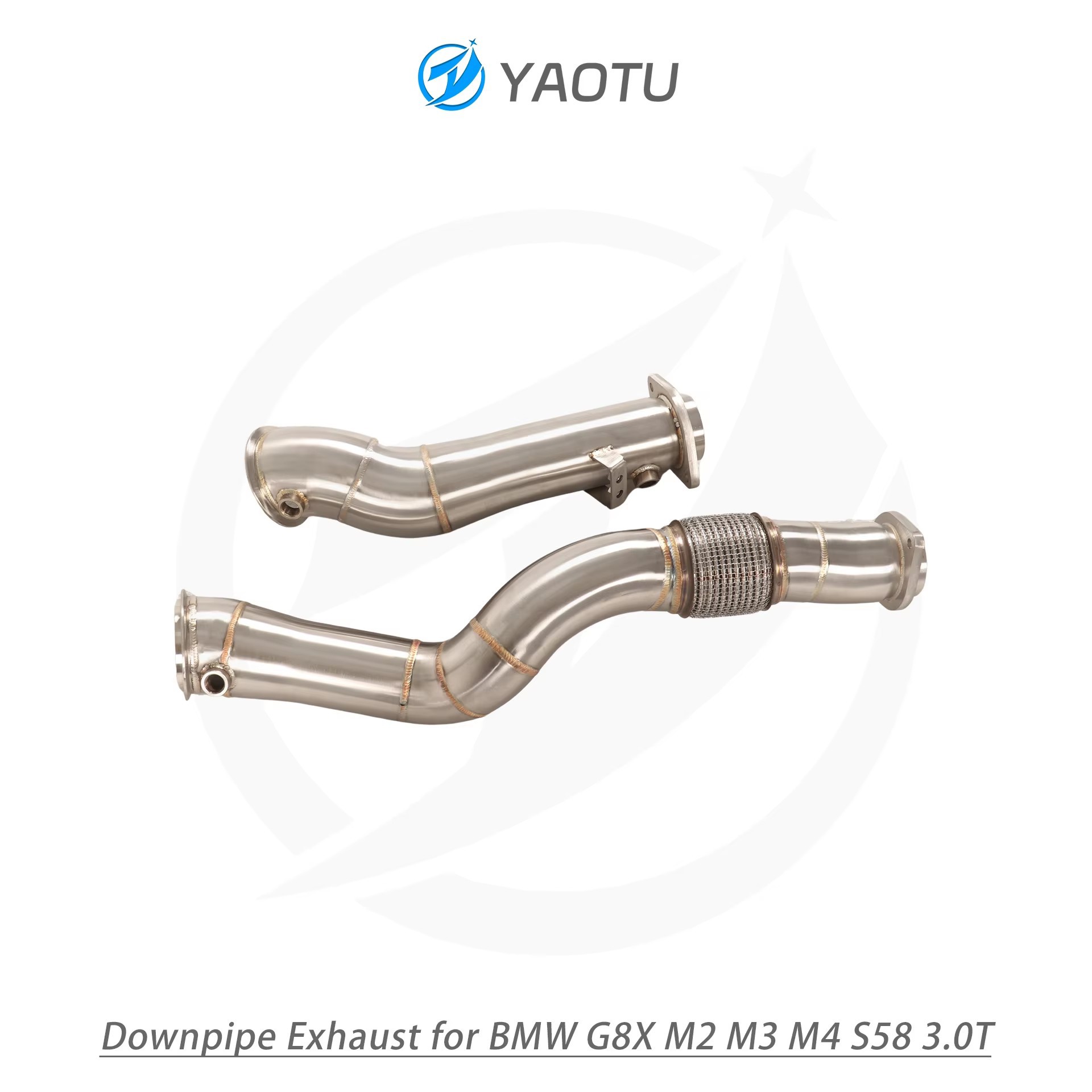Suitable for BMW M3/M4 G8X 3.0T direct-flow downpipe Escape free-flow pipe exhaust system