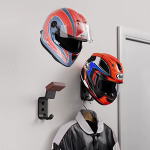 Cross-border safety helmet display rack, wall-mounted helmet holder, motorcycle helmet rack, electric vehicle motorcycle hat storage wall mount