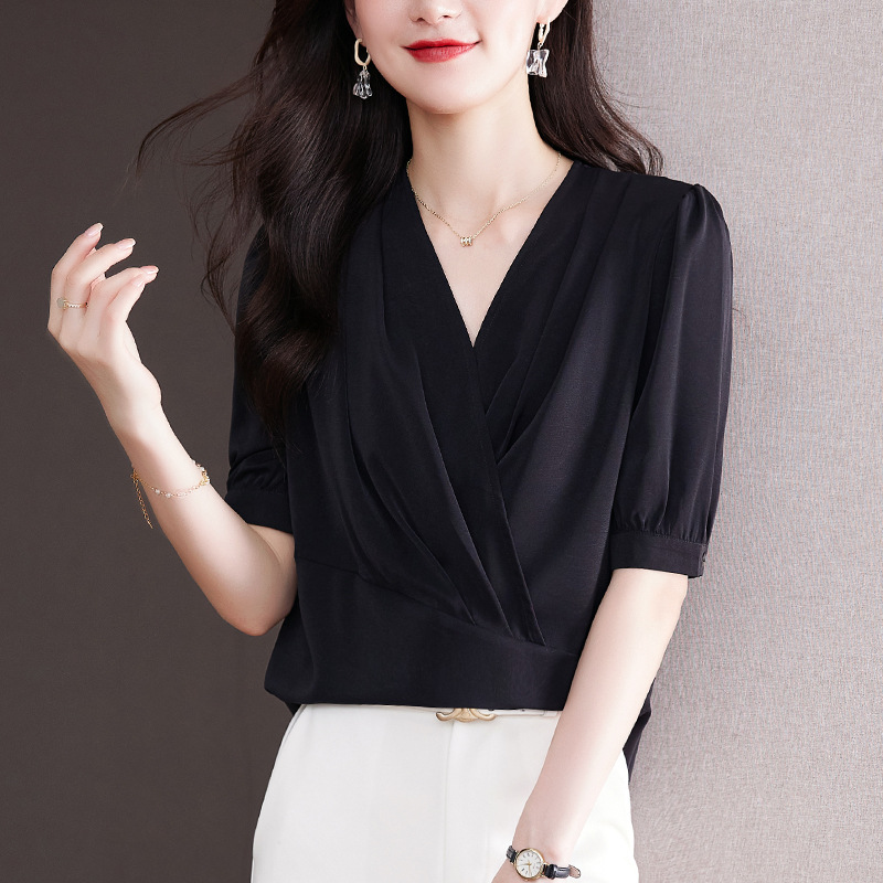 White summer design elegant shirt