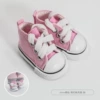 20cm Cotton Baby-Simple Canvas Shoes-Pink