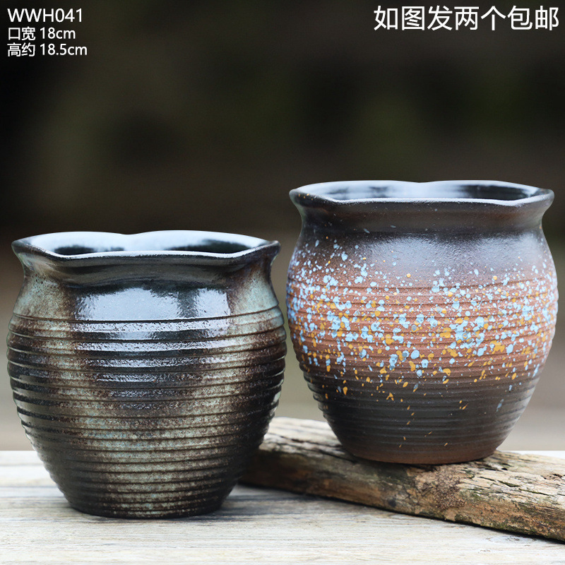大号大口径花盆家用法师月季盆栽三角梅花盆陶瓷透气多肉花盆包邮|undefined