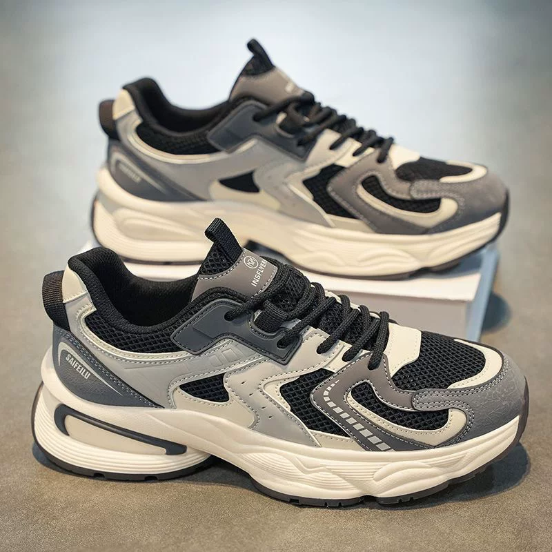 Summer footwear, men's breathable trend universal sports shoes platform for leisure