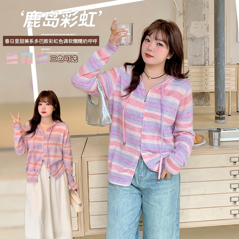  春  XL-3XL 大きいサイズ カーディガン