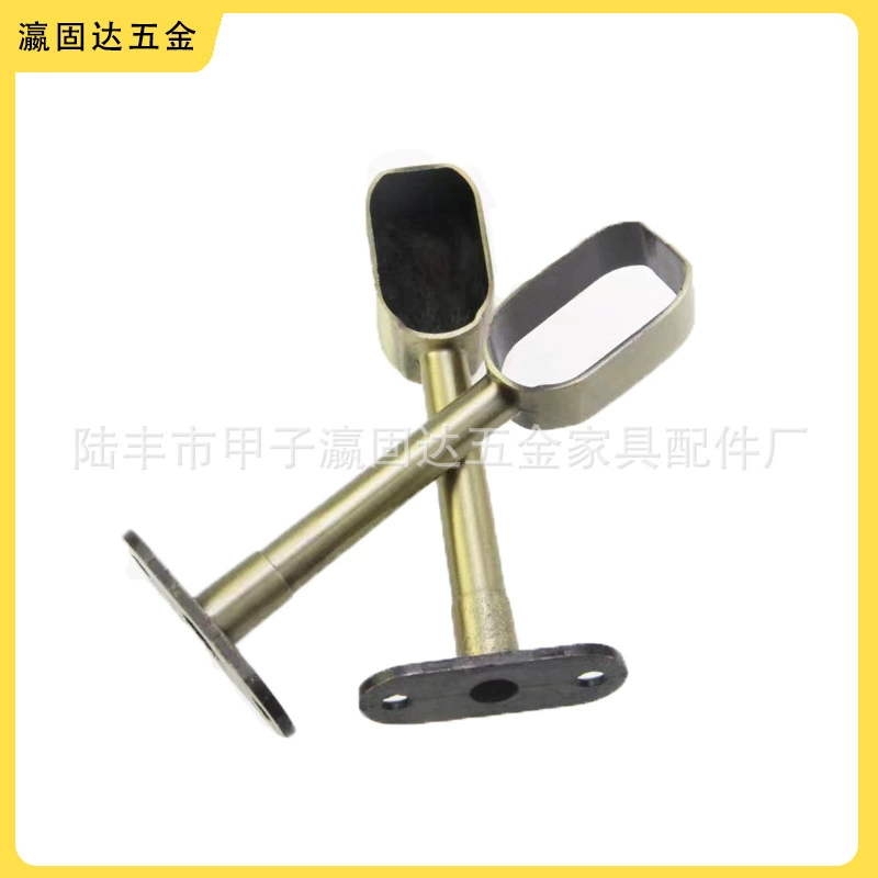 瀛固达 Hardware Clothes bracket 19mm suspension Full-pass Semi-pass Clothes bracket Flange Clothes bracket Corner suspension
