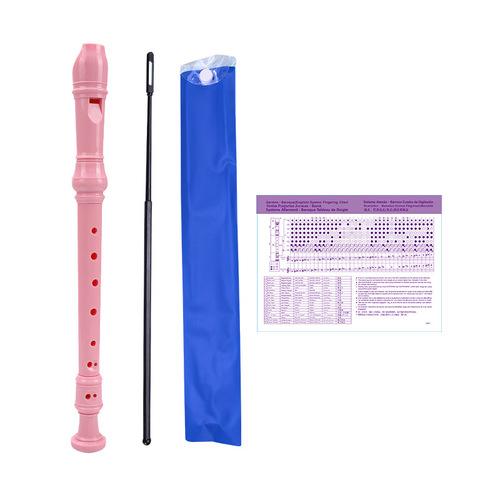 Factory Direct Sales High-Tone German-Style Folk Flute 8-Hole Beginner Model for Primary School Students and Children Colorful Flute Musical Instrument