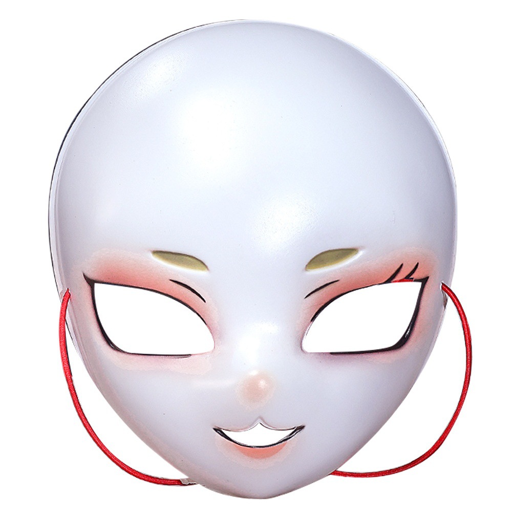 Estilo antiguo celebridad de Internet estilo divertido caliente pintura linda chica linda bebé Ming máscara de PVC de plástico fiesta de decoración de Halloween