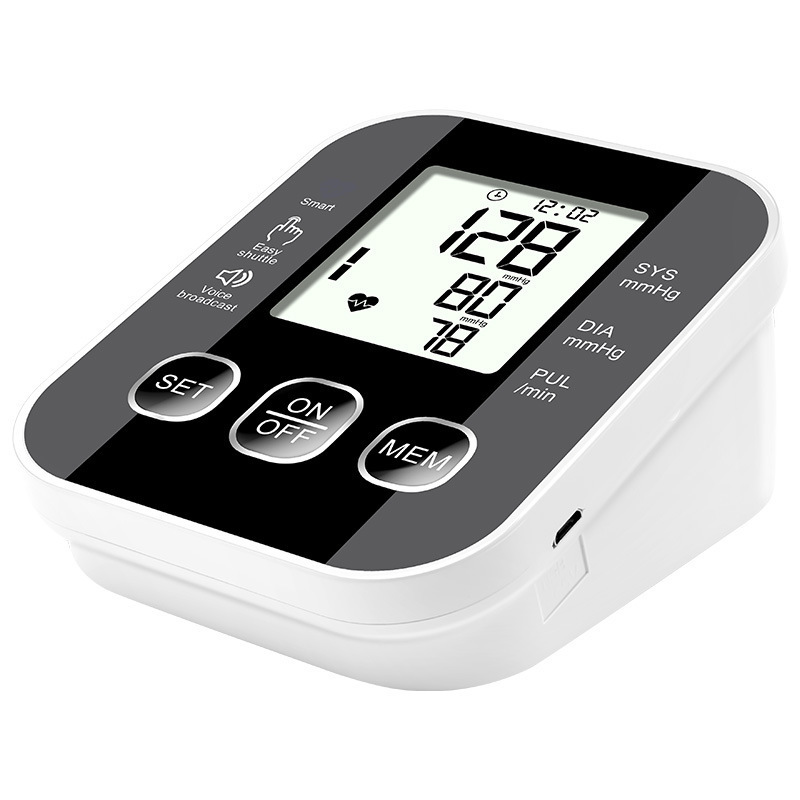 大画面英語音声放送USBプラグイン医療用精密自動測定器上腕電子血圧計|undefined