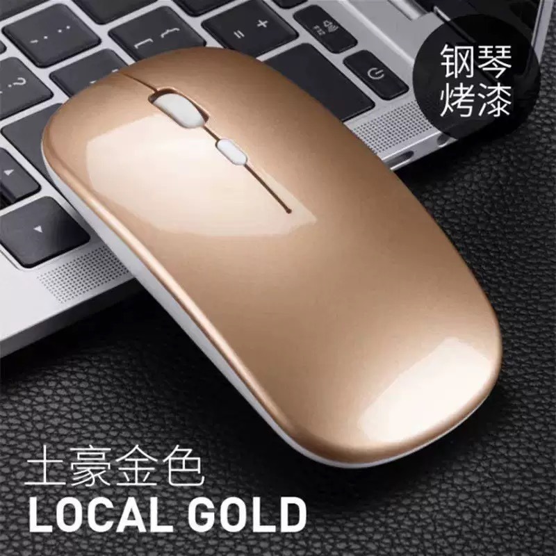 Fábrica personalizada ratón Bluetooth inalámbrico 2.4G recargable ligero ultradelgado accesorios portátiles de computadora luminosa Bluetooth image 10