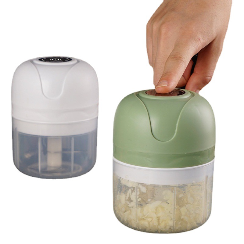 Prensa de ajo eléctrica prensa de ajo suplemento alimenticio máquina de cocina inalámbrica mini ajo prensa artefacto ajo tirando de fábrica al por mayor transfronteriza