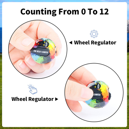New golf hat clip scorer scorer glove clip scorer dazzling color cross-border Europe, America, Japan and South Korea hot selling